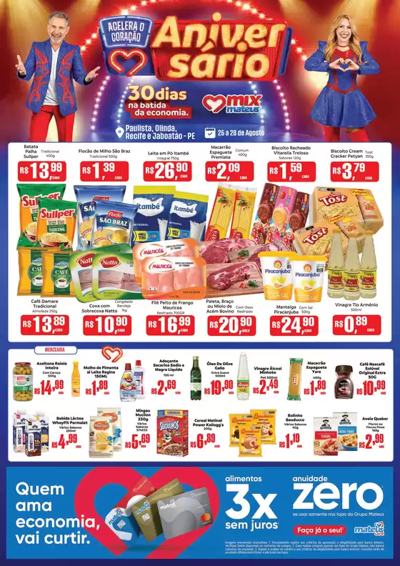 Grandes descontos em produtos selecionados