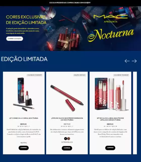 Catálogo MAC Cosmetics em Coremas | MAC Cosmetics ofertas! | 2025-08-26T00:00:00.000Z - 2025-09-03T00:00:00.000Z