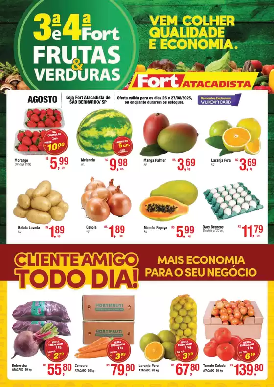 SP Fort FLV 3ª e 4ª Verde 26 e 27 AGO 25 Sao Bernardo