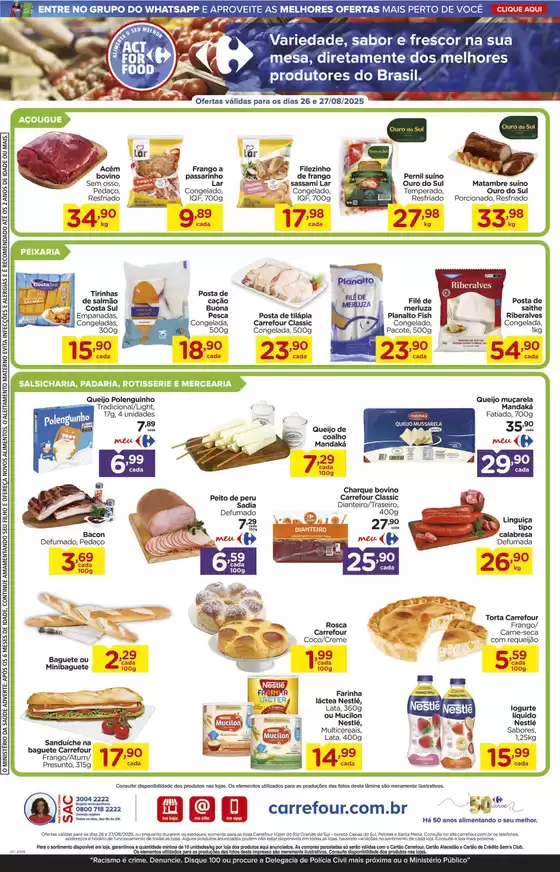 Ofertas exclusivas para nossos clientes