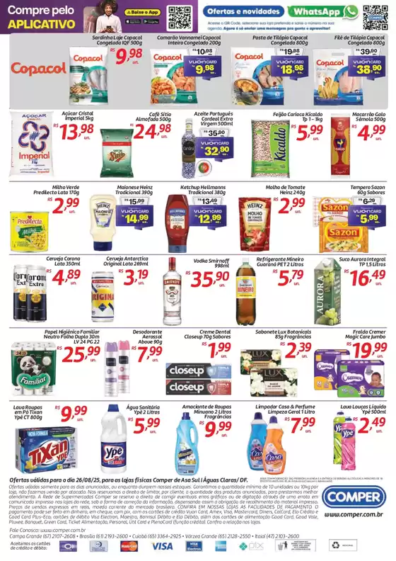 Ofertas e promoções atuais