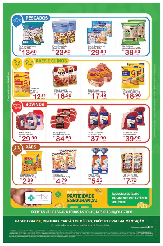 Ofertas e promoções atuais