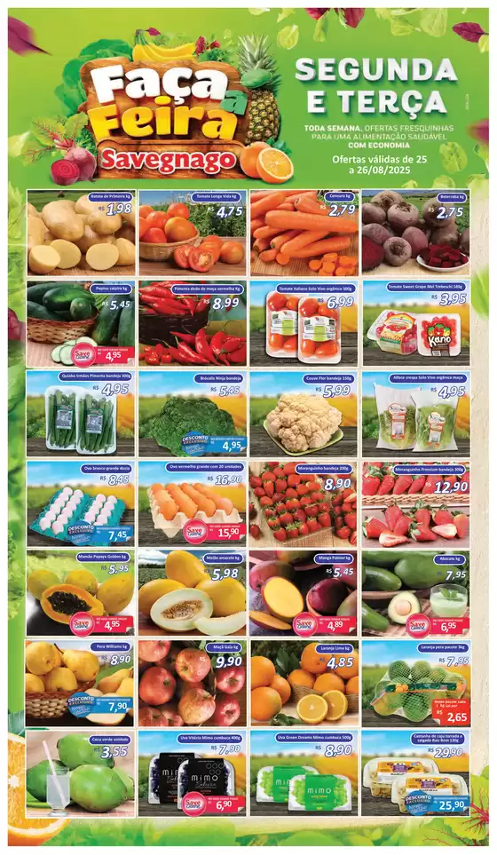 Catálogo Supermercado Savegnago em Ribeirão Preto | Ofertas para caçadores de pechinchas | 2025-08-25T00:00:00.000Z - 2025-08-26T00:00:00.000Z