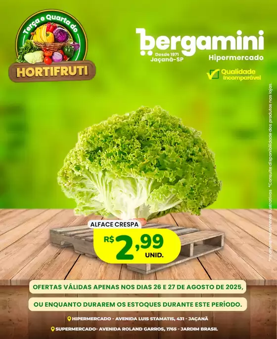 Encarte Supermercado Bergamini