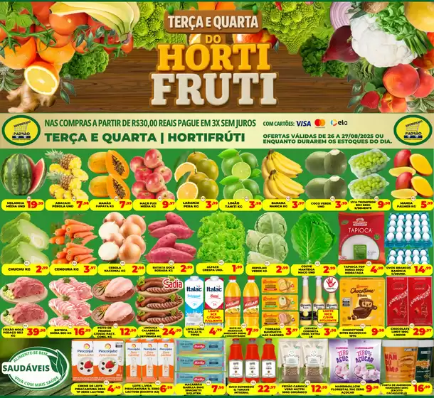 Catálogo Supermercado Padrão em Guarulhos | Grandes descontos em produtos selecionados | 2025-08-26T00:00:00.000Z - 2025-08-27T00:00:00.000Z