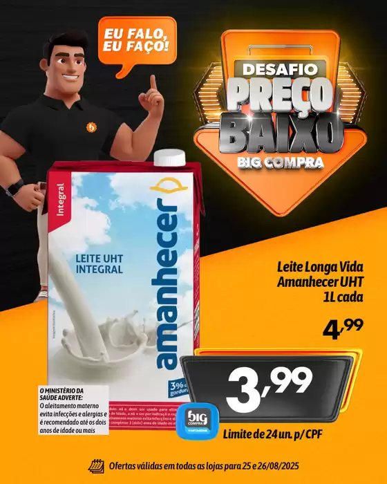 Catálogo Supermercados Big Compra em Ribeirão Preto | Melhores ofertas e descontos | 2025-08-25T00:00:00.000Z - 2025-08-26T00:00:00.000Z