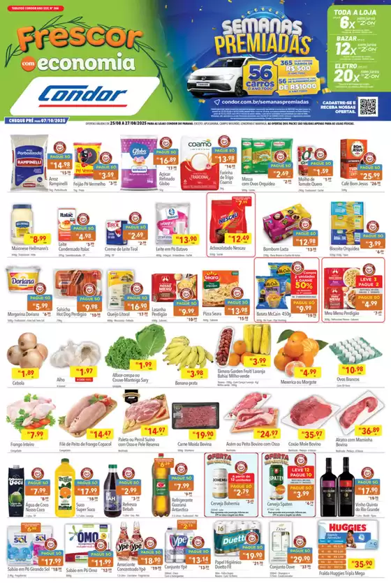 Catálogo Supermercados Condor em Curitiba | Descubra ofertas atraentes | 2025-08-25T00:00:00.000Z - 2025-08-27T00:00:00.000Z