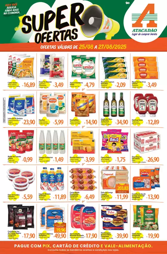 Catálogo Atacadão em Fortaleza | Economize agora com nossas ofertas | 2025-08-26T00:00:00.000Z - 2025-08-27T00:00:00.000Z