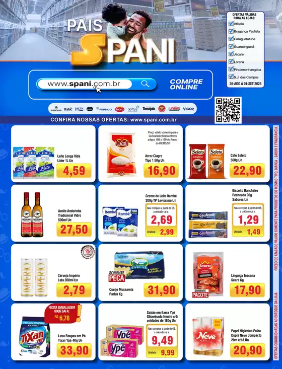 Catálogo Spani Atacadista em São José dos Campos | Descontos e promoções | 2025-08-26T00:00:00.000Z - 2025-09-02T00:00:00.000Z