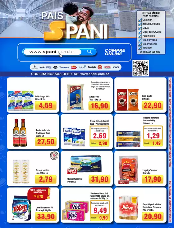 Catálogo Spani Atacadista em São Paulo | Novas ofertas para descobrir | 2025-08-26T00:00:00.000Z - 2025-09-02T00:00:00.000Z