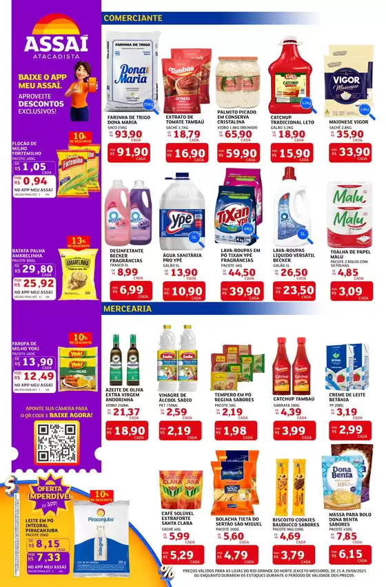 Grandes descontos em produtos selecionados