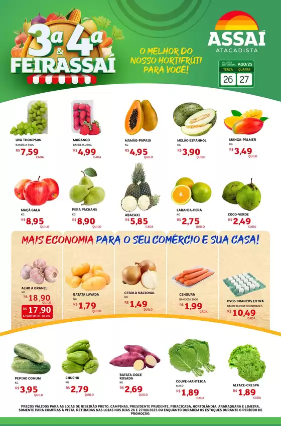 Catálogo Assaí Atacadista em Campinas | Melhores ofertas para todos os clientes | 2025-08-26T00:00:00.000Z - 2025-08-27T00:00:00.000Z