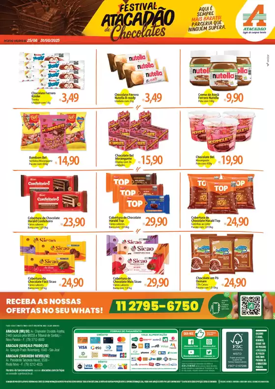 Descontos e promoções