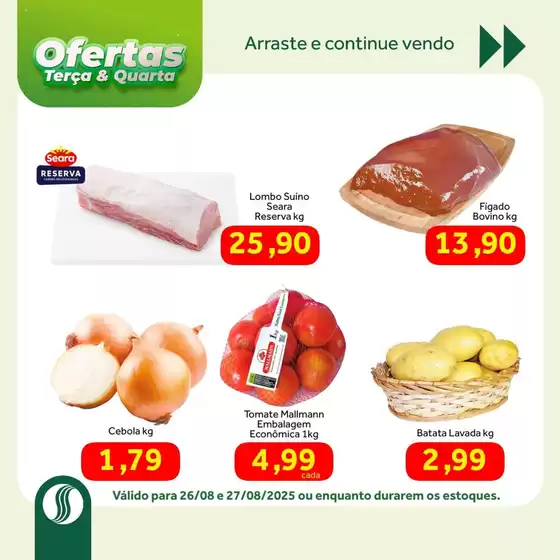 Ofertas especiais atraentes para todos