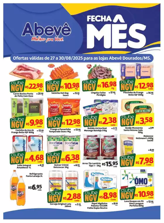 Catálogo Abevê Supermercados em Araraquara | Ofertas Abevê Supermercados | 2025-08-27T00:00:00.000Z - 2025-08-30T00:00:00.000Z