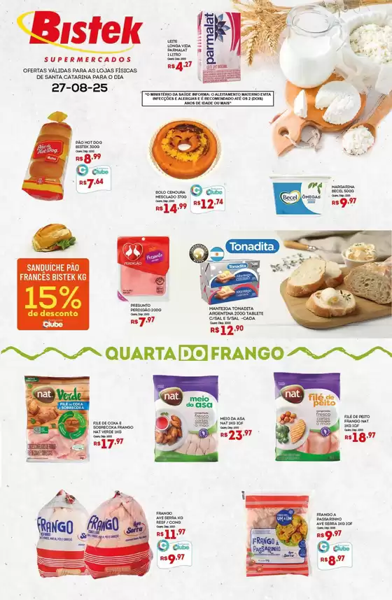 Catálogo Bistek Supermercados em São Bernardo do Campo | Melhores ofertas para todos os caçadores de pechinchas | 2025-08-27T00:00:00.000Z - 2025-08-27T00:00:00.000Z