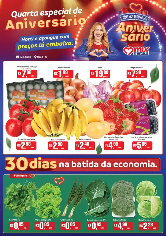 Catálogo Supermercados Mateus | Quarta de Aniversario | 2025-08-27T00:00:00.000Z - 2025-09-25T00:00:00.000Z