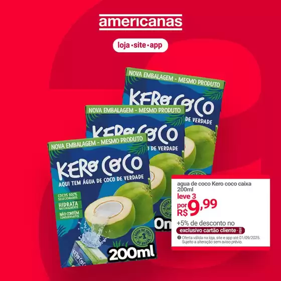 Catálogo Lojas Americanas em Arapongas | Ótima oferta para todos os clientes | 2025-08-27T00:00:00.000Z - 2025-09-01T00:00:00.000Z