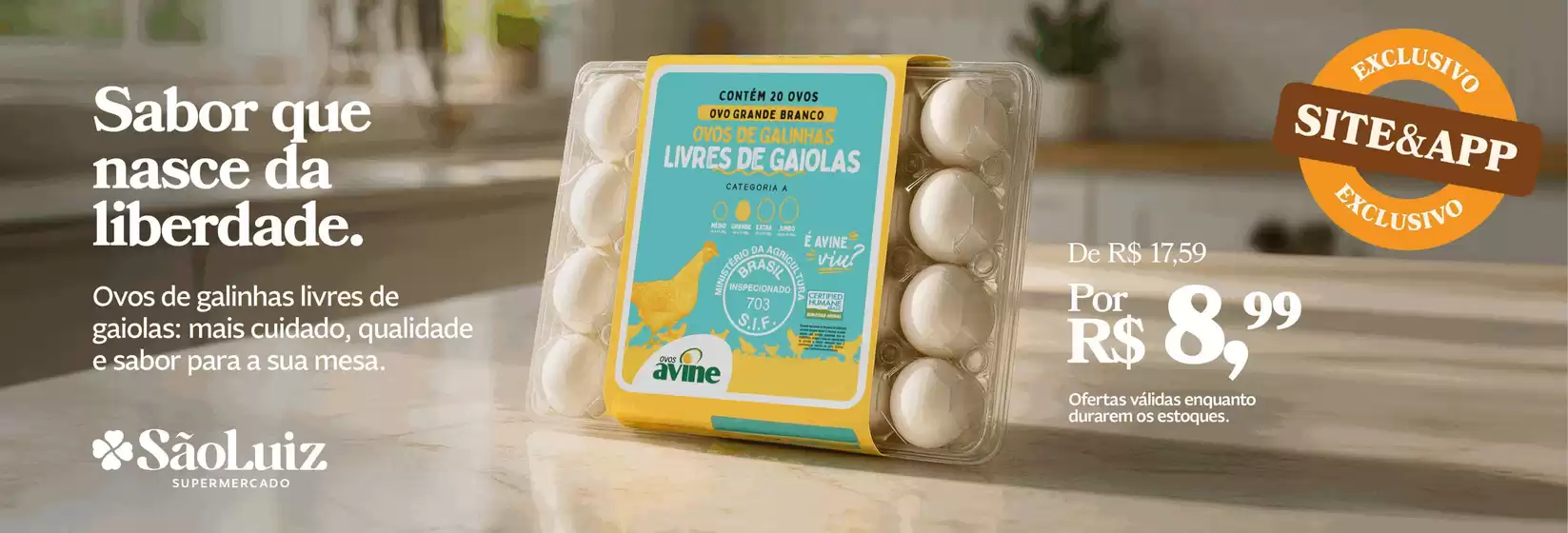 Ofertas especiais atraentes para todos
