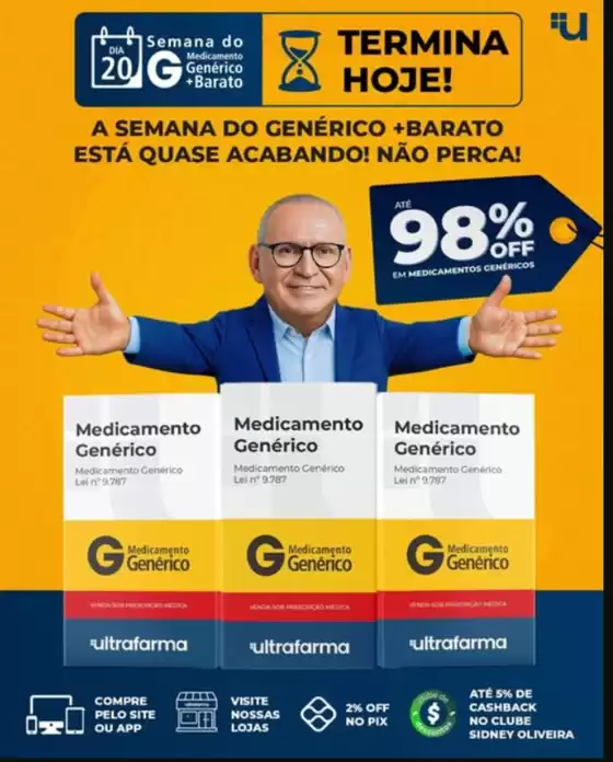 Catálogo Ultrafarma em Capela do Alto Alegre | Ultrafarma especial ofertas ! | 2025-08-28T00:00:00.000Z - 2025-09-08T00:00:00.000Z