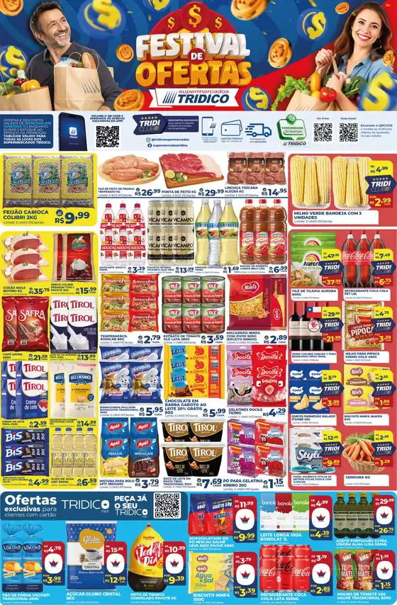 Catálogo Supermercados Tridico em Xaxim | Festival De Ofertas | 2025-08-28T00:00:00.000Z - 2025-08-31T00:00:00.000Z