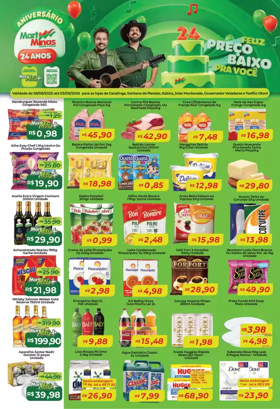 Catálogo Mart Minas em Governador Celso Ramos | Descontos e promoções | 2025-08-28T00:00:00.000Z - 2025-09-03T00:00:00.000Z