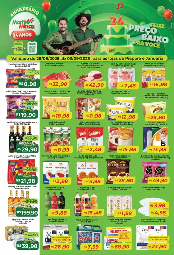 Catálogo Mart Minas em Campina Grande | Nossas melhores pechinchas | 2025-08-28T00:00:00.000Z - 2025-09-03T00:00:00.000Z