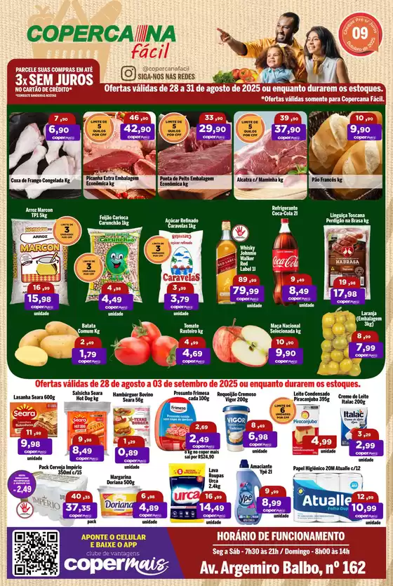 Catálogo Copercana em Campina Grande | Melhores ofertas para todos os clientes | 2025-08-28T00:00:00.000Z - 2025-09-03T00:00:00.000Z