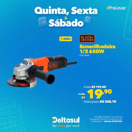 Catálogo Deltasul em Campina Grande | Melhores ofertas e descontos | 2025-08-28T00:00:00.000Z - 2025-08-30T00:00:00.000Z