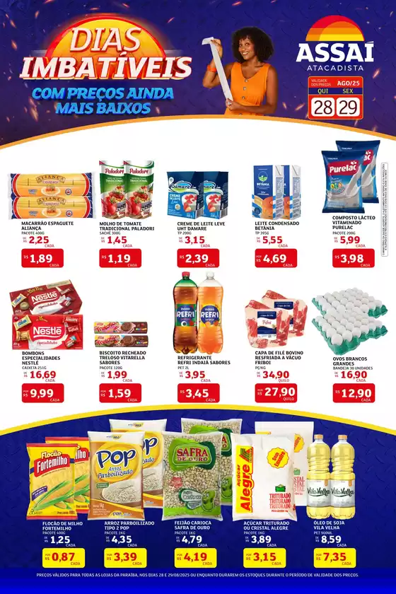 Catálogo Assaí Atacadista em Campina Grande | Ofertas exclusivas e pechinchas | 2025-08-28T00:00:00.000Z - 2025-08-29T00:00:00.000Z