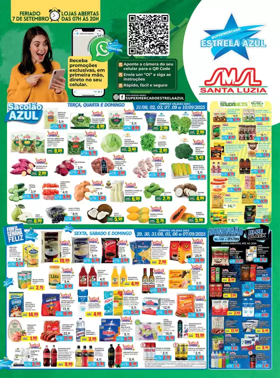Folheto Supermercado Estrela Azul