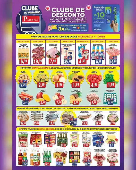 Promoções especiais em andamento