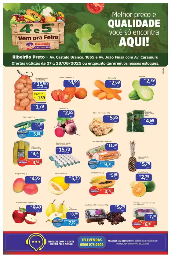 Ampla seleção de ofertas