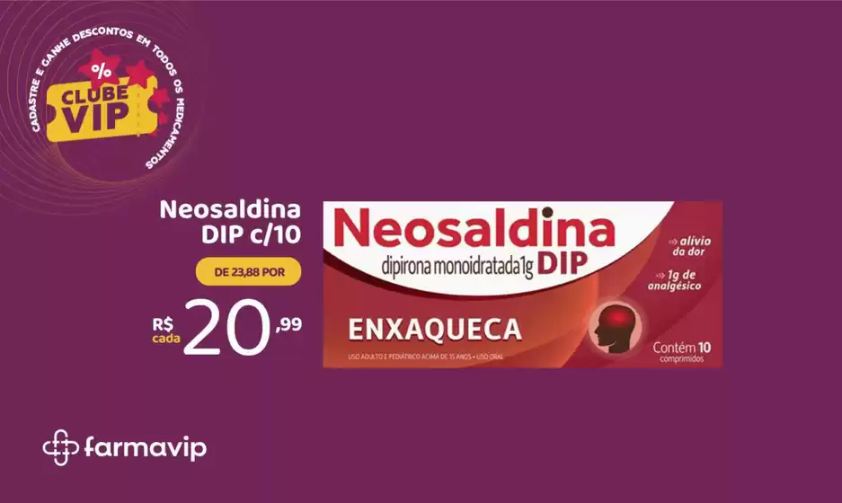 Catálogo Farmavip em Iretama | Ofertas exclusivas | 2025-08-28T00:00:00.000Z - 2025-08-31T00:00:00.000Z