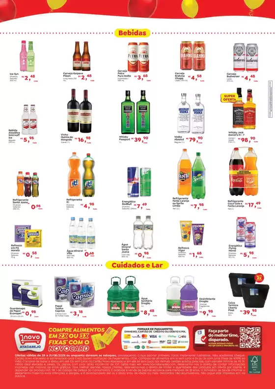 Grandes descontos em produtos selecionados