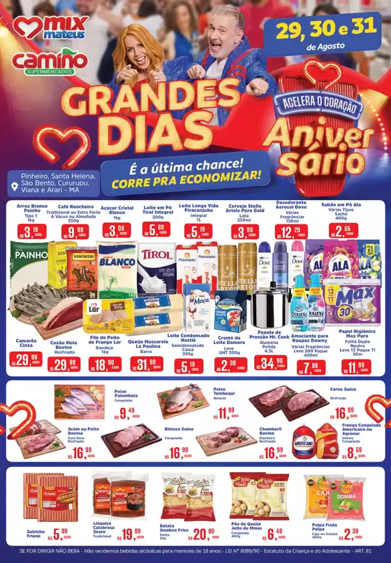 Catálogo Supermercados Mateus em São Paulo | Grandes descontos em produtos selecionados | 2025-08-29T00:00:00.000Z - 2025-08-31T00:00:00.000Z