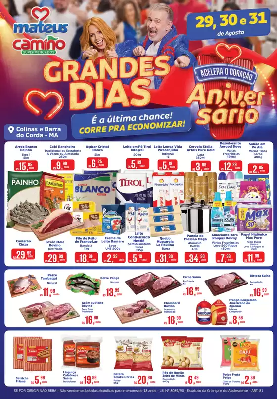 Catálogo Supermercados Mateus em São Paulo | Ofertas especiais para você | 2025-08-29T00:00:00.000Z - 2025-08-31T00:00:00.000Z