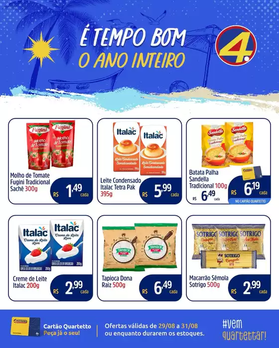 Encarte Quartetto Supermercados