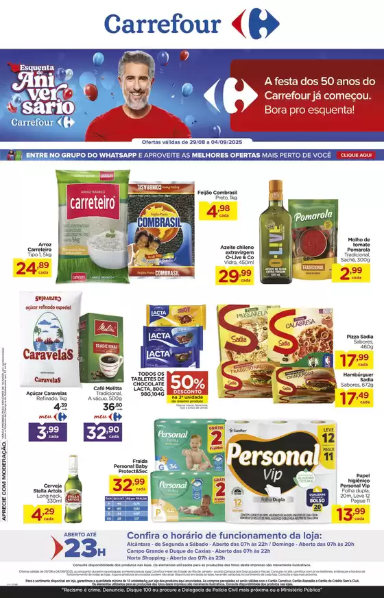 Promoções especiais em andamento