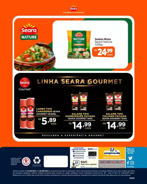 Pechinchas e ofertas atuais