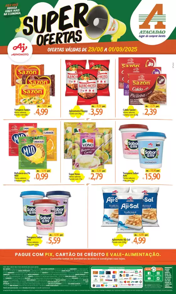 Ofertas e promoções atuais