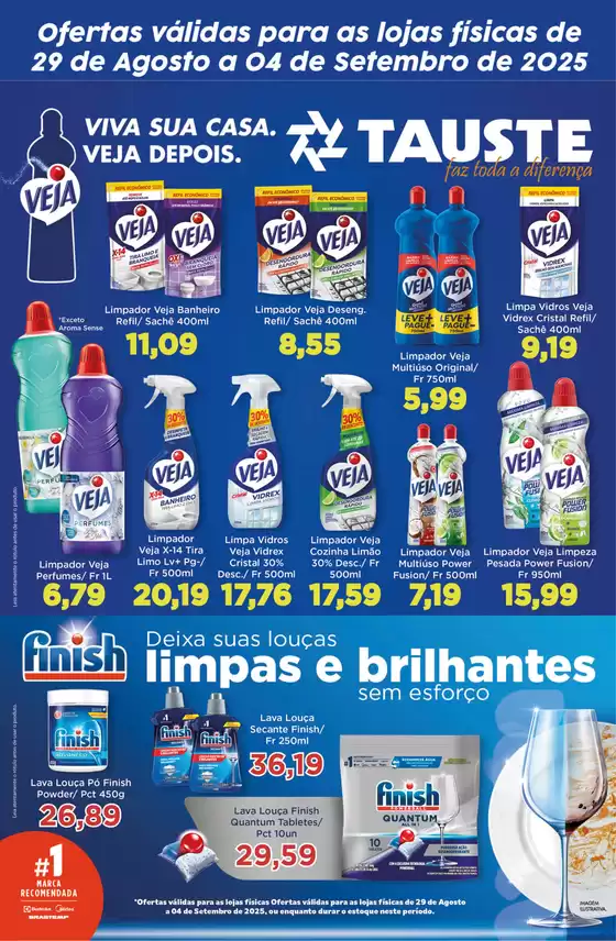 Catálogo Supermercados Tauste em Jundiaí | Ofertas Tauste Especial Reckitt | 2025-08-29T00:00:00.000Z - 2025-09-04T00:00:00.000Z