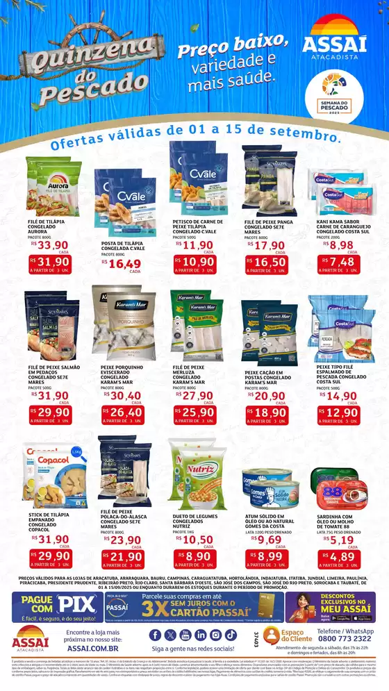 Ofertas exclusivas para nossos clientes
