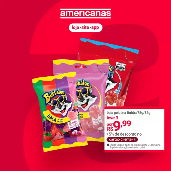 Catálogo Lojas Americanas em Sapucaia do Sul | Ofertas exclusivas e pechinchas | 2025-08-30T00:00:00.000Z - 2025-09-01T00:00:00.000Z