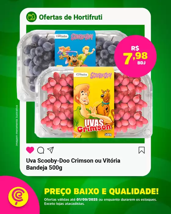 Grandes descontos em produtos selecionados