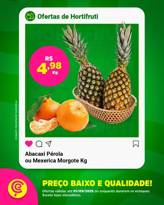 Grandes descontos em produtos selecionados
