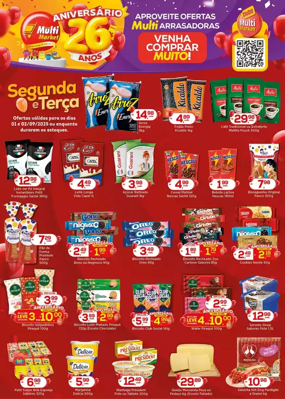 Promoções especiais em andamento