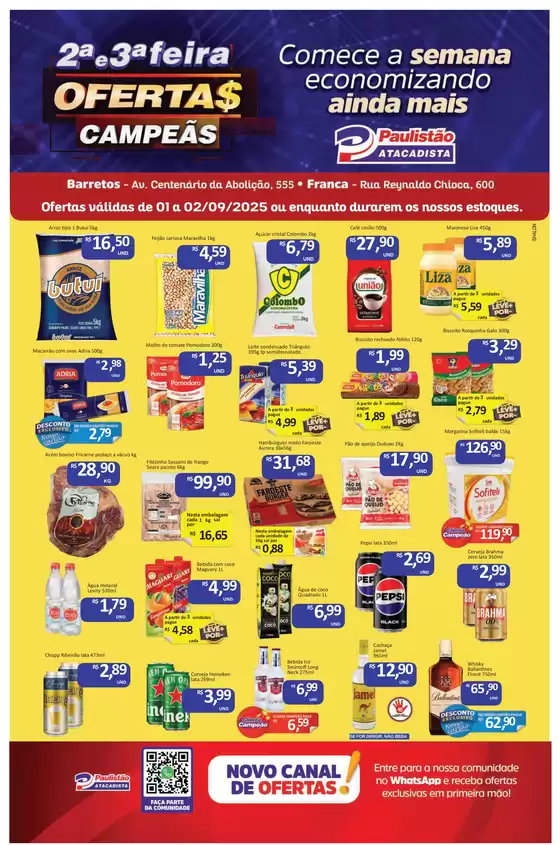 Catálogo Paulistão Atacadista | Melhores ofertas para todos os caçadores de pechinchas | 2025-09-01T00:00:00.000Z - 2025-09-02T00:00:00.000Z