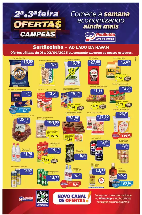 Catálogo Paulistão Atacadista | Ótima oferta para todos os clientes | 2025-09-01T00:00:00.000Z - 2025-09-02T00:00:00.000Z