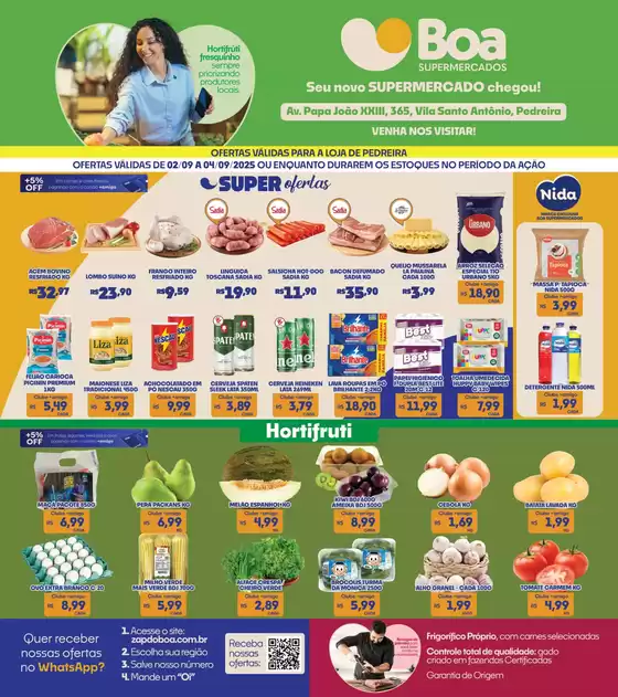 Catálogo Boa Supermercados | Seu Novo Supermercado Chegou | 2025-09-02T00:00:00.000Z - 2025-09-04T00:00:00.000Z
